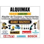 La imagen 3 de la Empresa ALQUIMAX - ALQUILER DE HERRAMIENTAS Vibradores de Hormigon en Reconquista AR-S