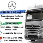 La imagen 1 de la Empresa LA ESTRELLA DE VARELA - LINEA MERCEDES BENZ - REPUESTOS Proveedor de tapacubos en Florencio Varela AR-B
