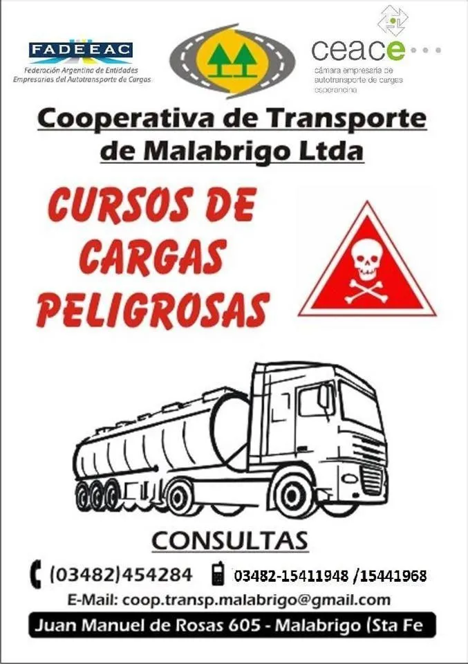 La imagen 1 de la Empresa COOPERATIVA DE PROV DE TRANSPORTISTAS DE MALABRIGO LTDA