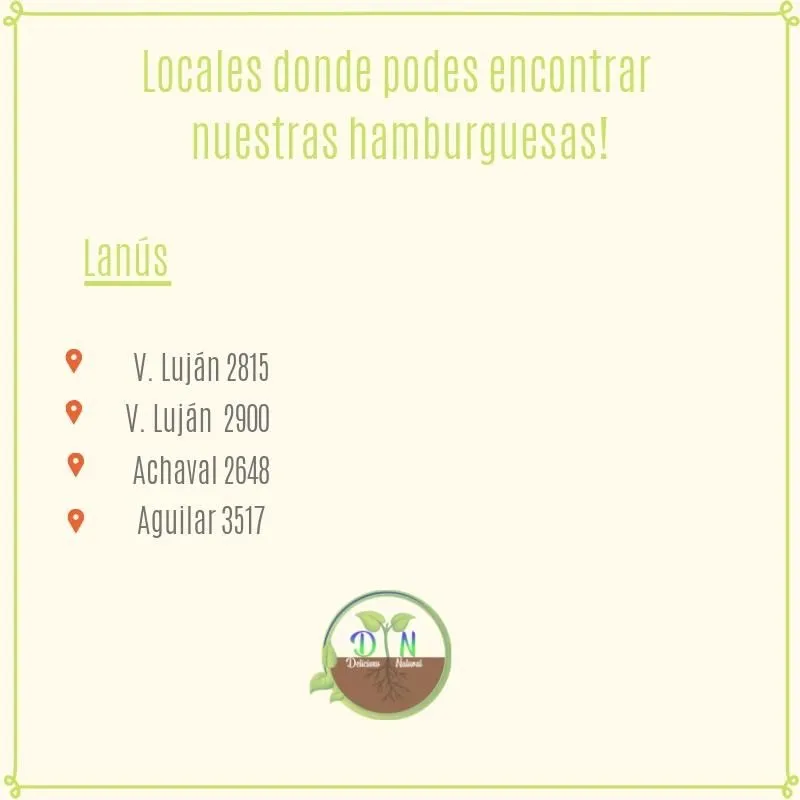 La imagen 1 de la Empresa DELICIOSO Y NATURAL HAMBURGUESAS POR MAYOR Y MENOR