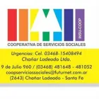 COOPERATIVA DE SERVICIOS FUNEBRES CHAÑAR LADEADO